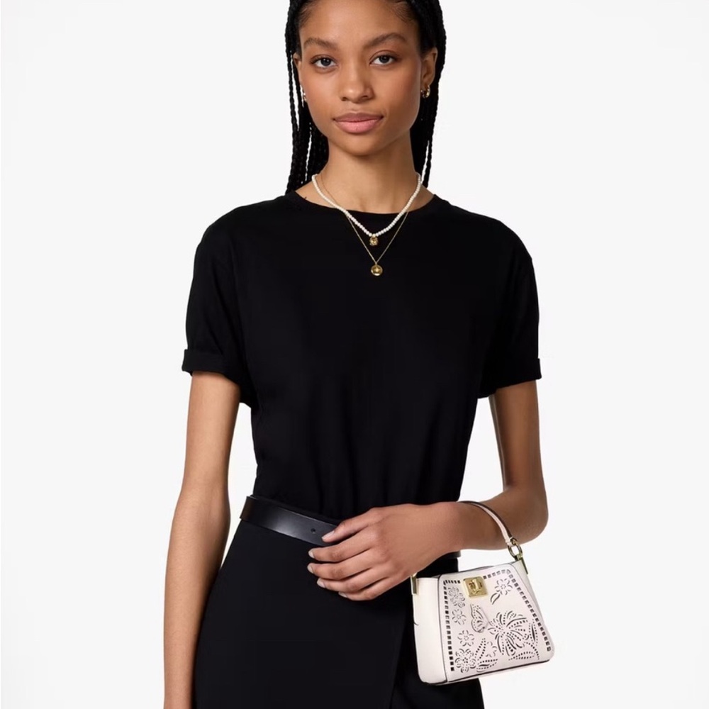 NWT Kate Spade Phoebe Butterfly Perforated Mini Top Handle Crossbody - Picture 3 of 8